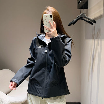 CHANEL 25S HOODED SPORTS JACKET 448