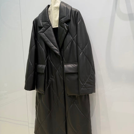 MAX MARA 25S QUILTED LONG COAT 030