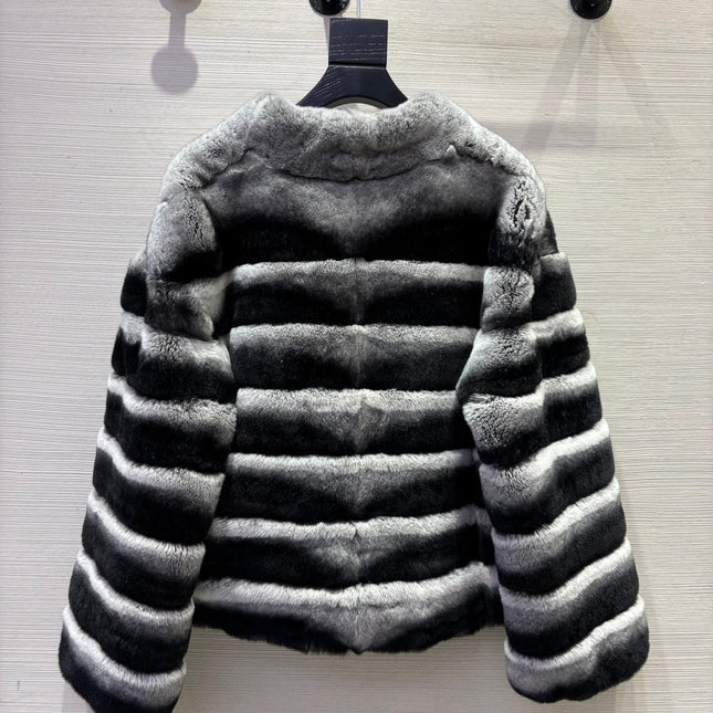 MAX MARA 25S V-NECK FUR COAT 155