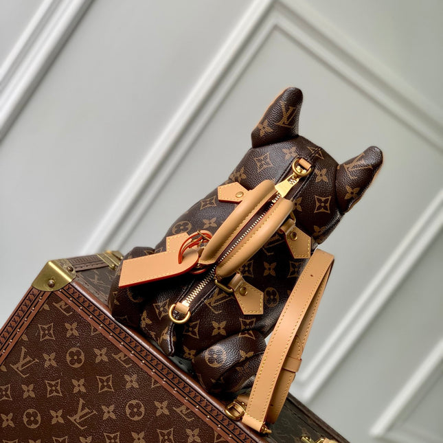 POOCH BAG 28 IN BROWN MONOGRAM CANVAS