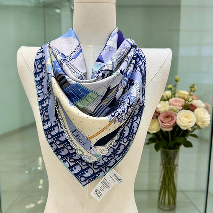 DIOR 26S SCARF 90CM IN SILK 311992