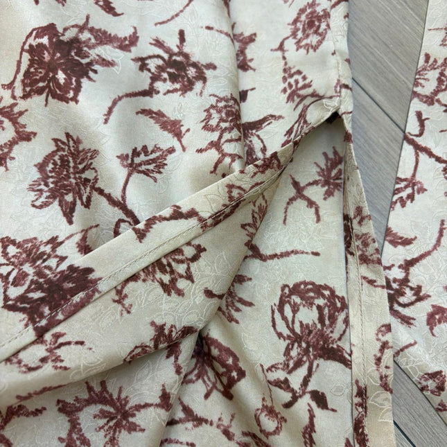 LORO PIANA 26S LONG SILK DRESS 712