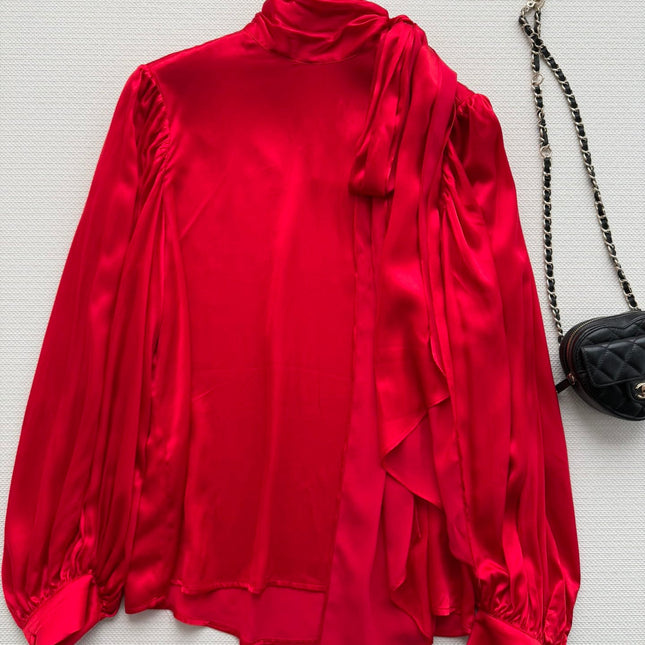 GUCCI 26S SATIN SILK SHIRT 199