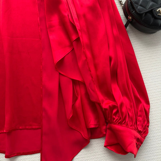 GUCCI 26S SATIN SILK SHIRT 199