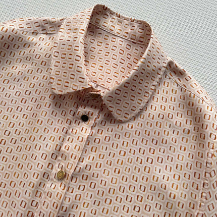 LORO PIANA 26S LONG SLEEVE SILK SHIRT 821