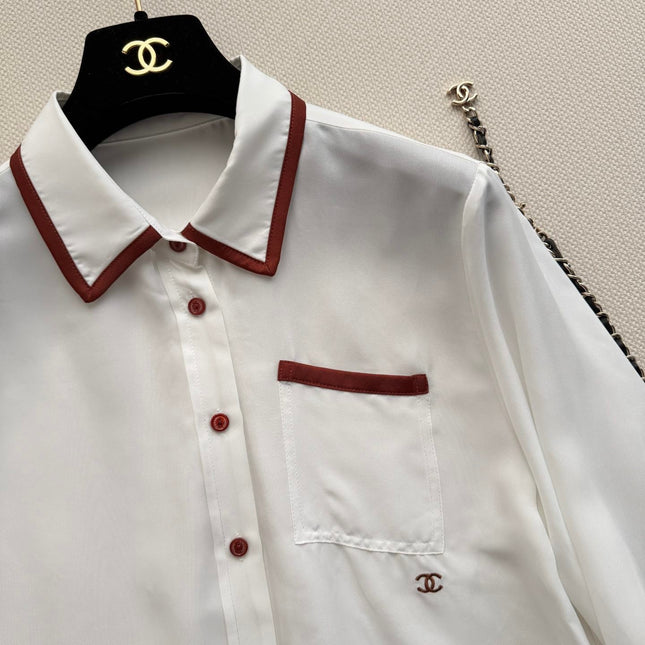 CHANEL 26S SILK SHIRT STYLE 1119