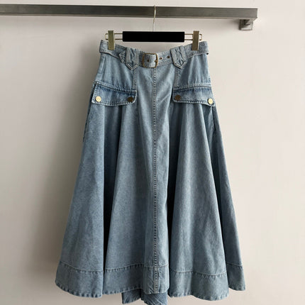 ZIMMERMANN 26S DENIM MIDI SKIRT STYLE 93