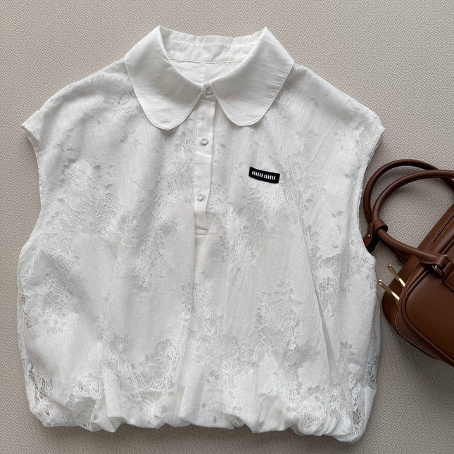 MIUMIU 26S SLEEVELESS POLO TOP 1228