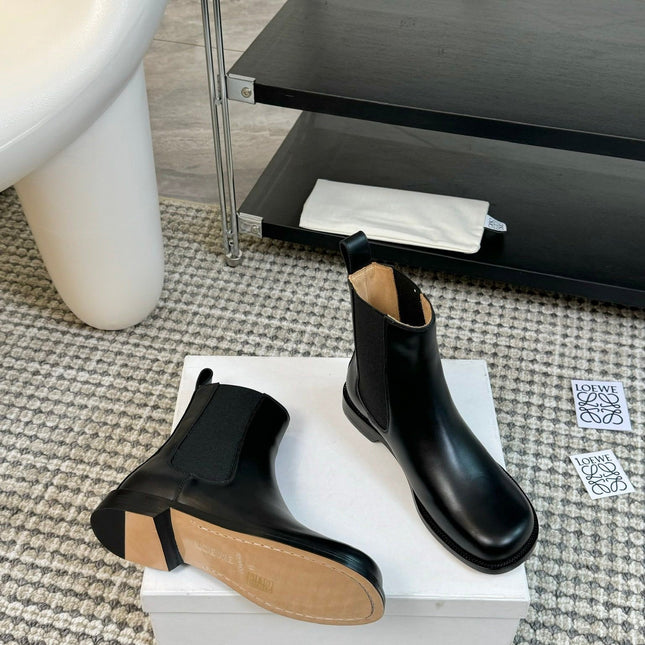 LW CAMPO CHELSEA BOOT BLACK CALFSKIN
