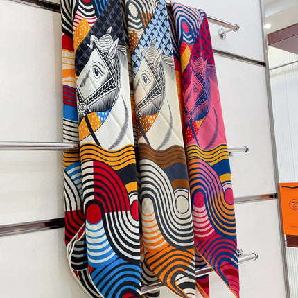 SCARF 140 CM COLORFUL 388171