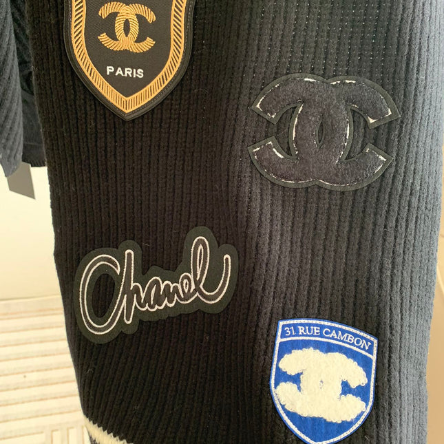 SCARF 200 CM IN BLACK PURE CASHMERE WITH STICKER 392881