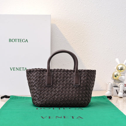 Mini Cabat 20cm Chocolate Lambskin Ghw