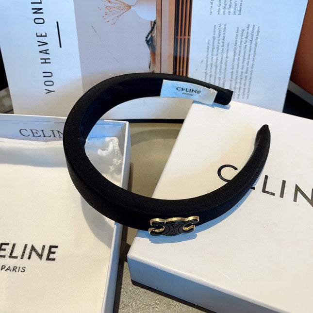 BLACK FABRIC HAIRBAND 427319