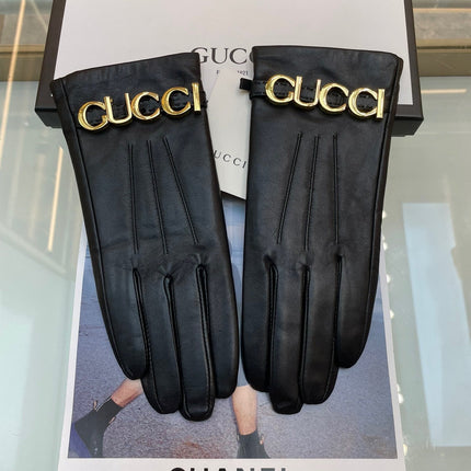 EUROPEAN GLOVES IN BLACK LAMBSKIN WITH CASHMERE LINING 376727