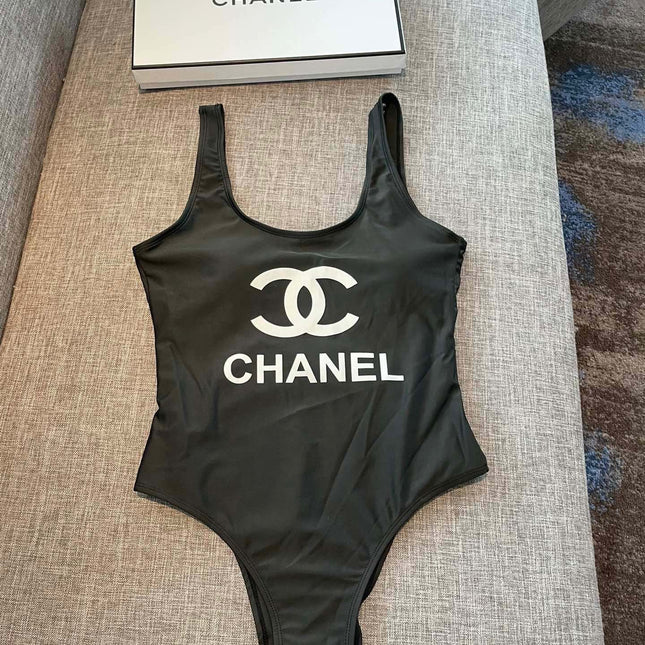 CC BIKINI SWIMSUIT SET IN BLACK 109092