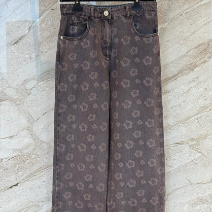 CHANEL 25S RETRO FLORAL JEANS 316