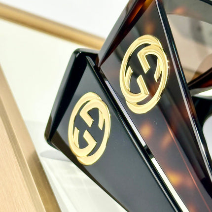 RECTANGULAR FRAME SUNGLASSES GG1842S IN ACETATE