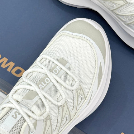 ALO 25S SALOMON XT-6 SNEAKER IN WHITE MESH FABRIC AND TPU STYLE 6
