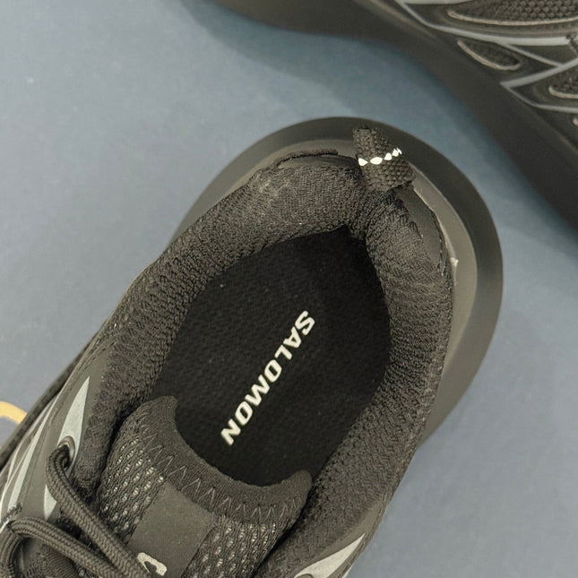 ALO 25S SALOMON XT-6 SNEAKER IN BLACK MESH FABRIC AND TPU STYLE 5
