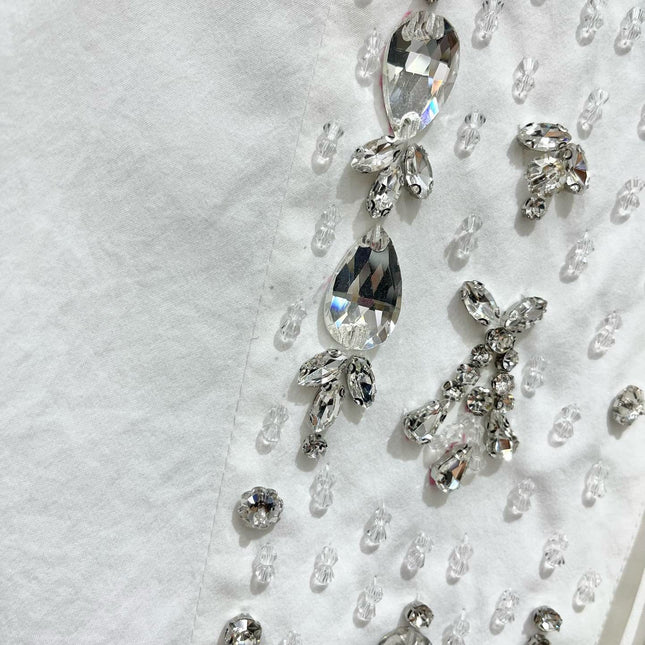 YSL 25S EMBELLISHED SHIRT STYLE 158