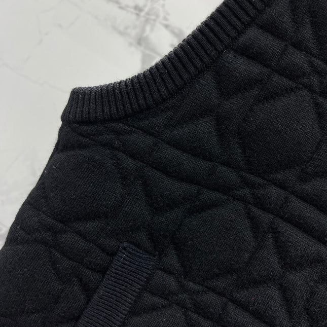 DIOR 26S DIAMOND-PATTERN KNIT VEST 946