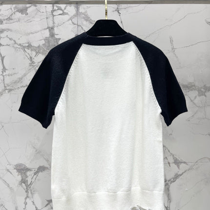 CHANEL 26S SHORT-SLEEVE KNIT TOP 957