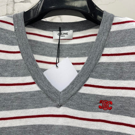 CELINE 26S V NECK SHORT SLEEVE T-SHIRT 208