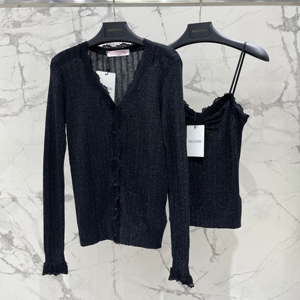 VALENTINO 26S CAMISOLE & CARDIGAN SET 159