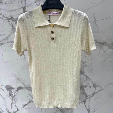 VALENTINO 26S SHORT SLEEVE KNIT T-SHIRT 138