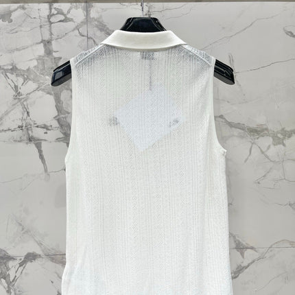 CELINE 26S KNIT POLO TANK TOP 298