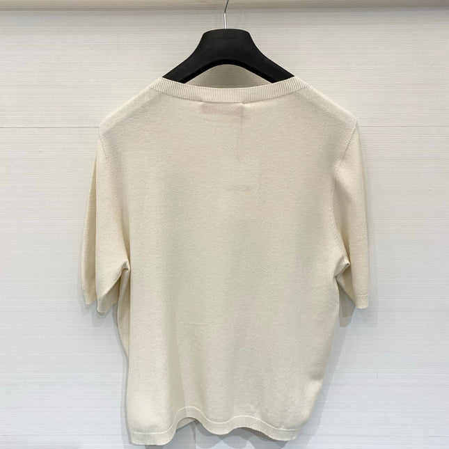 VALENTINO 26S SHORT SLEEVE KNIT TOP 228