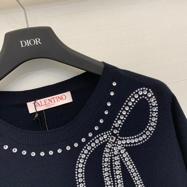 VALENTINO 26S SHORT SLEEVE KNIT TOP 227