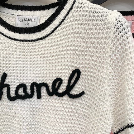 CHANEL 26S SHORT-SLEEVE SWEATER STYLE 1068