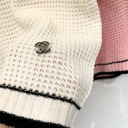 CHANEL 26S SHORT-SLEEVE SWEATER STYLE 1068