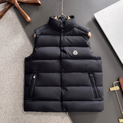 MONCLER CONTRIN DOWN VEST IN BLACK
