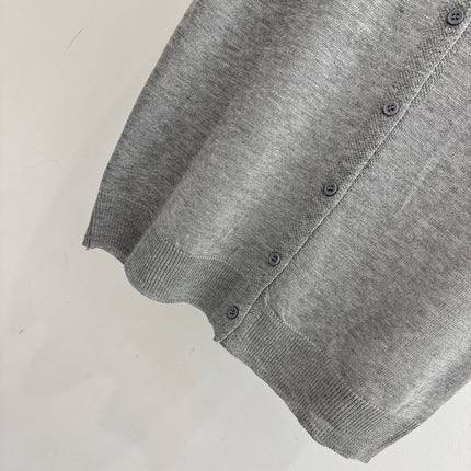 MIUMIU 26S SLEEVELESS KNIT POLO TOP STYLE 1070