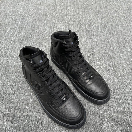 CC MEN'S BLACK AIR FORCE ONE HIGH-TOP
