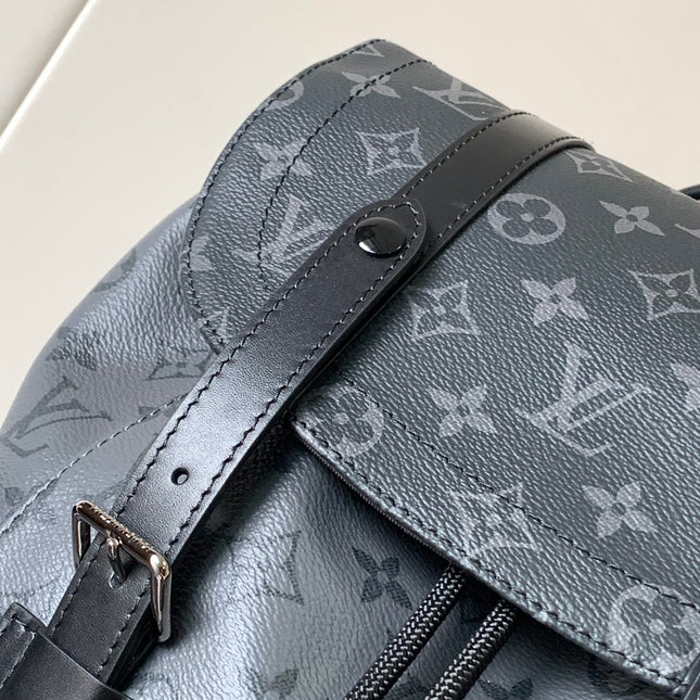 LV BACKPACK 41CM IN BLACK AND GREY MONOGRAM CANVAS 241041