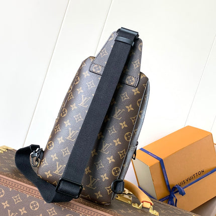 AVENUE SLINGBACK 31 IN BROWN MONOGRAM CANVAS