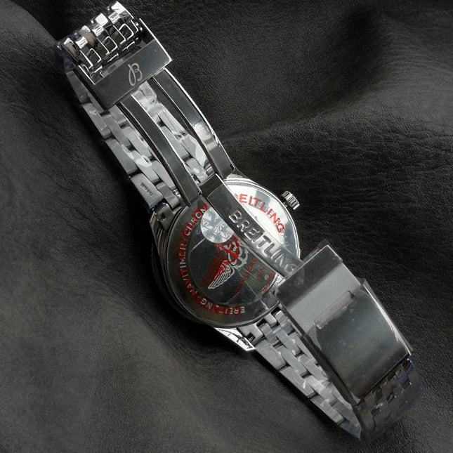 NAVITIMER AUTOMATIC 41 STEEL BEZEL MIDNIGHT BLUE AND WHITE DIAL