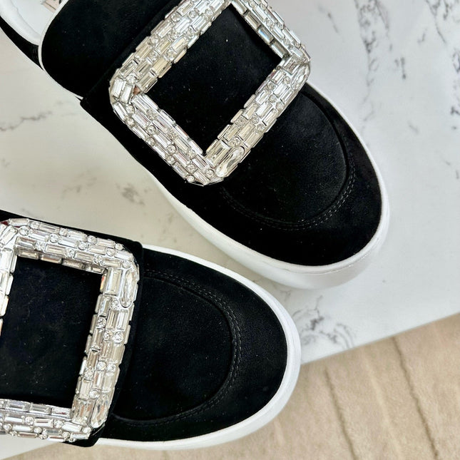 VIV' UP SNEAKERS IN BLACK SUEDE
