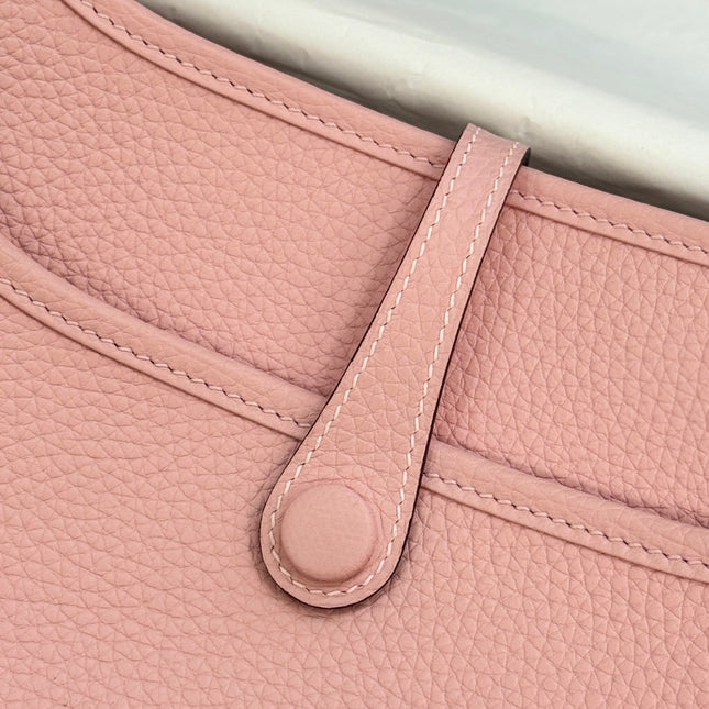 HM 26S EVELYNE BAG 23MM IN PINK GRAINED CALFSKIN