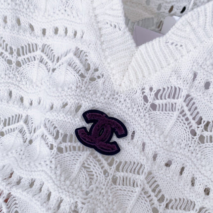 CHANEL 26S V-NECK KNITTED VEST 861