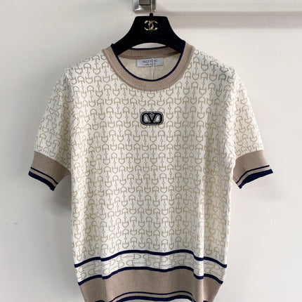 VALENTINO 26S SHORT-SLEEVE SWEATER STYLE 108