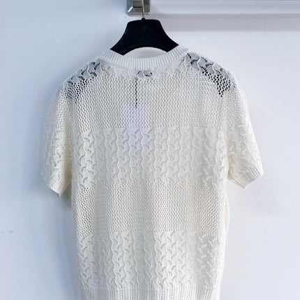 CELINE 26S KNIT SHORT SLEEVE TOP 213