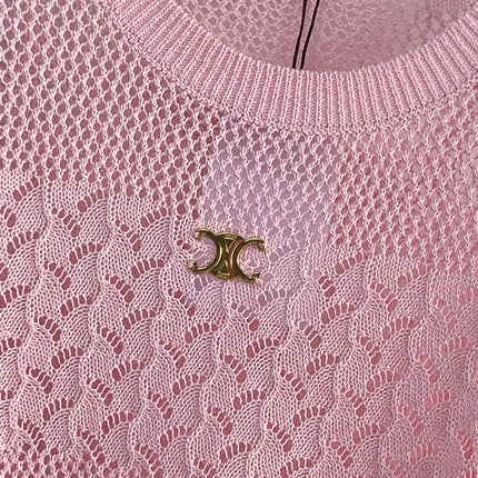 CELINE 26S KNIT SHORT SLEEVE TOP 212