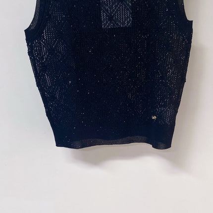 CHANEL 26S SLEEVELESS SWEATER STYLE 1049