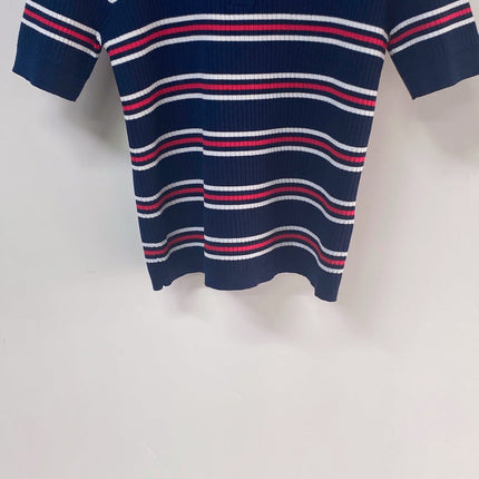 PRADA 26S SHORT-SLEEVED KNIT POLO SHIRT STYLE 892