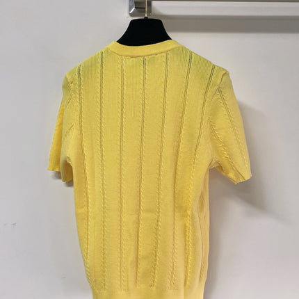 MIUMIU 26S SHORT-SLEEVED SWEATER STYLE 1120