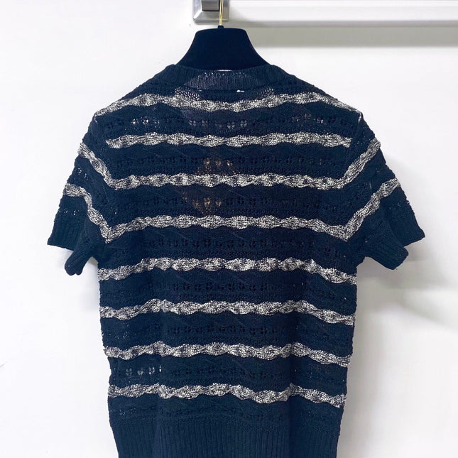 MIUMIU 26S SHORT-SLEEVED SWEATER STYLE 1046